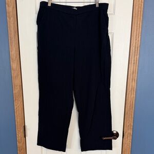 Dana Buchman Black Straight Leg Pants